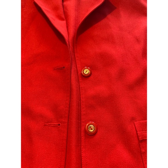 Blazer Size 12 Red In Color - Picture 3 of 11
